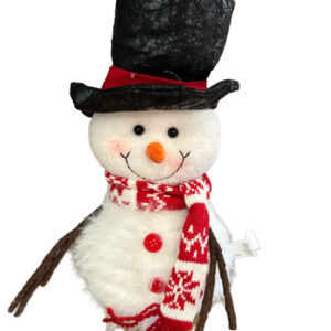 Burton Snowman with Red and Black Accents